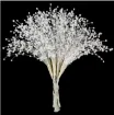 vara 10 tallos 23cms perlas 4mms color blanco perlado 1