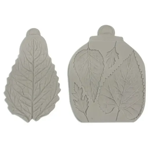 molde silicona motivo hojas set 2 moldes medidas 16x13cm 15x8 5cms 0