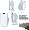 molde silicona para velas resina epoxi modelo pareja set 3 piezas medida 107x57mms 1
