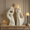 molde silicona para velas resina epoxi modelo pareja 2 piezas medida 107x57mms 2