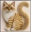 set pintura diamantes art gem 5d lamina 25x25cms modelo gato 0