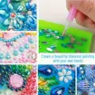 set pintura diamantes art gem 5d lamina 25x25cms modelo gato 2