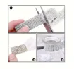 cinta adhesiva piedras strass imitacion rinhestone brillante ancho 12mms medida 50cms aprox 3