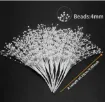 vara 10 tallos 23cms perlas 4mms color blanco perlado 5