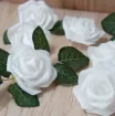 rosa foam goma eva 5cms paquete 10 unidades color blanco 2