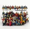 figuras humanas resina abs para maquetas escala 1 75 24mms por 25 unidades pintados 1