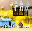 figuras humanas resina abs para maquetas escala 1 50 75 25 30mms por 25 unidades color blanco 4