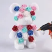 rosa foam goma eva 3 5cms paquete 12 unidades color marfil 4