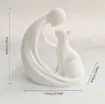 pieza impresion 3d abs modelo hombre gato medida 70x50x70mms color blanco 0