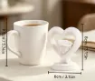 pieza impresion 3d abs modelo rosa corazon medida 80x60x80mms color blanco 1
