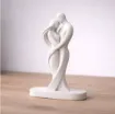 pieza impresion 3d abs modelo pareja amantes medida 110x45x160mms color blanco 0