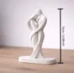 pieza impresion 3d abs modelo pareja amantes medida 110x45x160mms color blanco 1