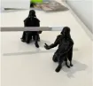 pieza impresion 3d abs modelo portalapices dark vader medida 48x55x78mms color negro 4