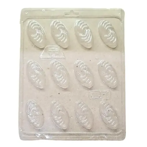 placa molde parpen cod 441 bombon ovalado x12 0