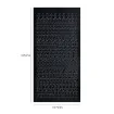 stickers adhesivos pvc impermeables plancha 22x10cms motivo letras mayusculas negro 0