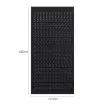 stickers adhesivos pvc impermeables plancha 22x10cms motivo numeros negro 0