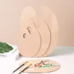paleta madera mezcladora para oleo acrilico ovalada 24x30cms 3