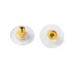 fru fru tuercas para caravana silicona metal 11x11x6 5mms x100 unidades color oro estuche 2