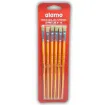 pincel escolar punta chata mango largo amarillo alamo serie h tone 054 no 12 por 6 unidades 0