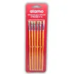 pincel escolar punta chata mango largo amarillo alamo serie h tone 054 no 10 por 6 unidades 0