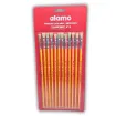 pincel escolar punta chata mango largo amarillo alamo serie h tone 054 no 8 por 12 unidades 0