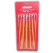 pincel escolar punta chata mango largo amarillo alamo serie h tone 054 no 4 por 12 unidades 0