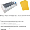 papel para estamado caliente deco foil transfer medida 290x185mms set 10 colores diferentes 1