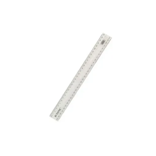 regla acrilico cristal h tone medida 30cms transparente 0