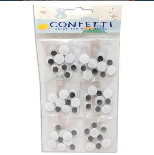 ojitos moviles para manualidades confetti surtidos 0