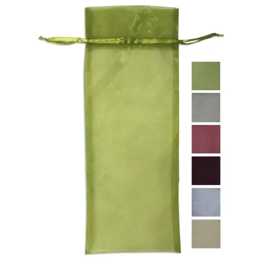 bolsa organza colores 19x30cms paquete 12 unidades varios colores 0
