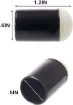 esponja para dedo aplicadora tinta scrapbooking 30x15mms set x5 unidades color negro 2