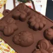 molde silicona grado alimenticio para chocolate masas jabones resina epoxi 19x10cms insectos x8 2