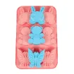 molde silicona grado alimenticio para chocolate masas jabones resina 256x167mms oso conejo mariposa 2