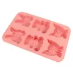 molde silicona grado alimenticio para chocolate masas jabones resina 256x167mms oso conejo mariposa 4