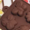 molde silicona grado alimenticio para chocolate masas jabones resina epoxi 19x10cms insectos x8 3