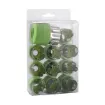 set 12 cortantes mini acero inoxidable para gallets masas x12 formas medida 25x40mms 6