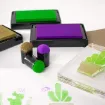 esponja para dedo aplicadora tinta scrapbooking 30x15mms set x5 unidades color negro 5