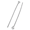 alfiler clavo perno para caravana acero ojo medida 50x0 6mm agujero 2mm x300 aprox color niquelado 1