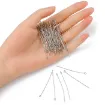 alfiler clavo perno para caravana acero ojo medida 50x0 6mm agujero 2mm x300 aprox color niquelado 2