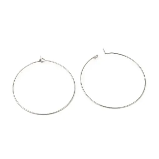 argolla aro anillo acero inoxidable para copas medida 45x0 7mms x100 unidades aprox color niquel 0