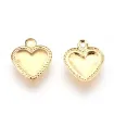 dijes acero inoxidable modelo corazon mini 10x8x0 5mms x25 color oro 18k 1