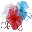 bolsa organza lentejuelas circular medida 26cms cordon por 100 unidades varios colores 2