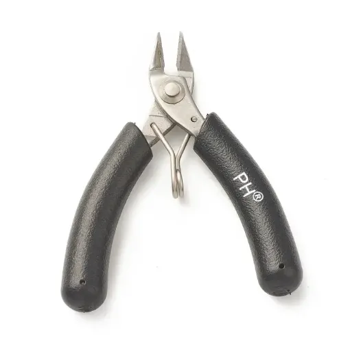 pinza alicate mini para bijouterie joyeria acero al carbono punta corte lateral doblada 0