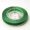 hilo trenzado metalizado para bijouterie 0 6mms carretel 10mts por unidad color verde 0