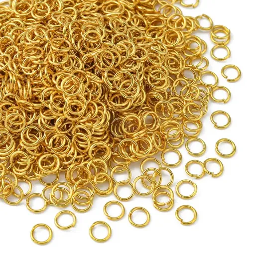 argollas aritos paquete 50grs 10x1mms color dorado 0