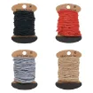 cordon trenzado yute 2mms madeja 10mts set x4 colores 0