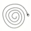 cadena acero inoxidable eslabon 2x1 8x0 5mms medida 50cms broche color niquel por unidad 1