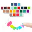 almohadilla tinta para dedo mini medida 30x30mms variedad colores por unidad 1