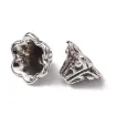 separadores metal estilo tibetano 9x5 5mms x50 unidades aprox color plata vieja 3