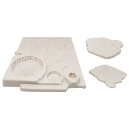 molde silicona para reposteria set 3 moldes flores hojas 16x12 5cm 9x8 5cm 5x4cms 0